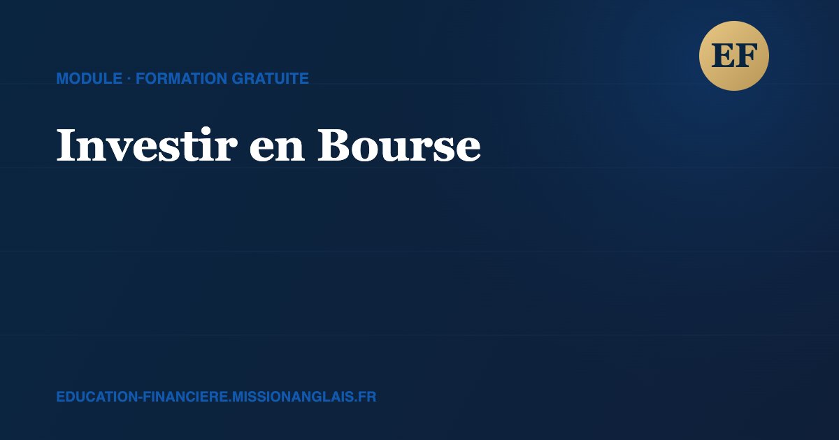 og module investissement